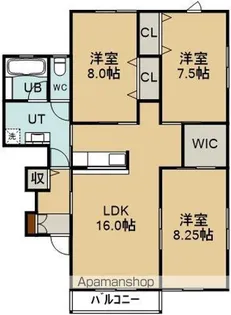 ベリーハウス昭和【1階】の間取り